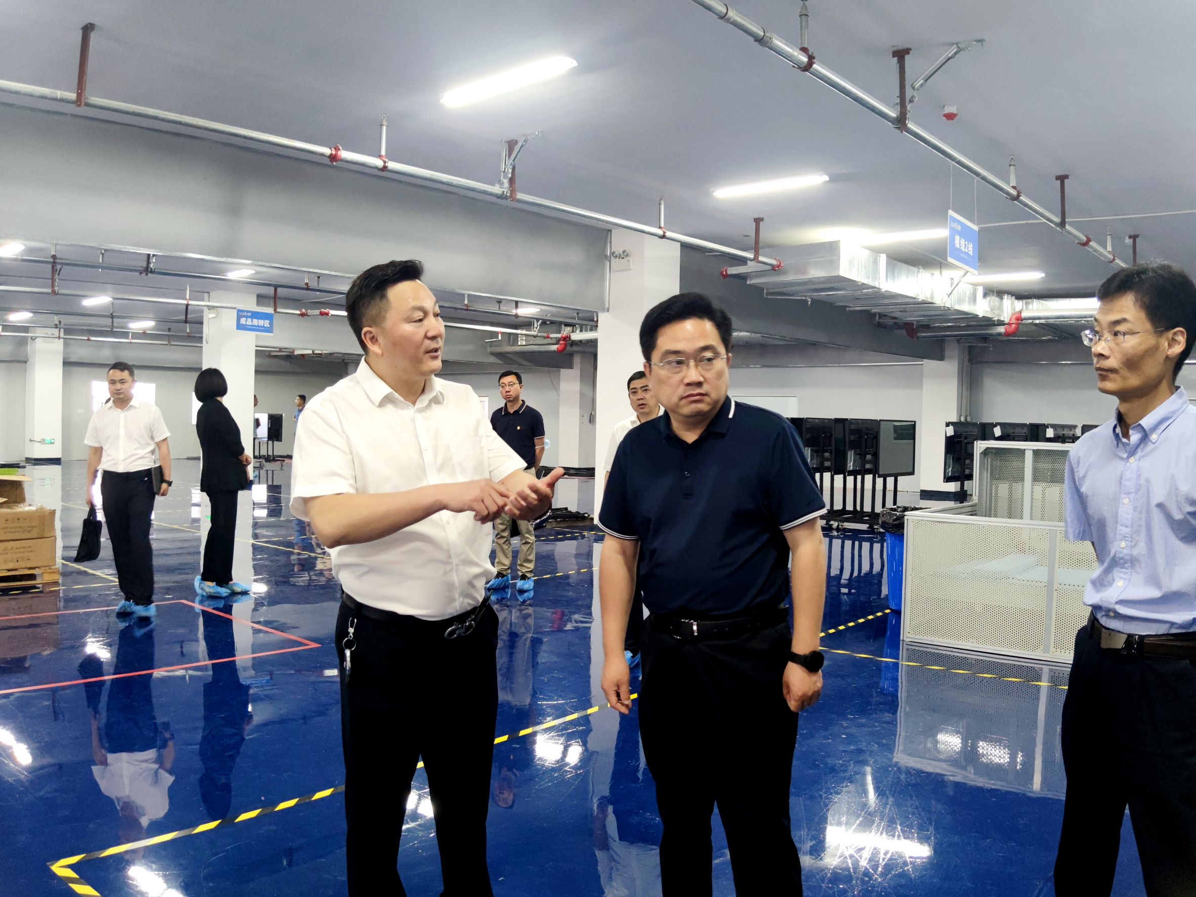 高新区管委会莅临壹芯调研指导