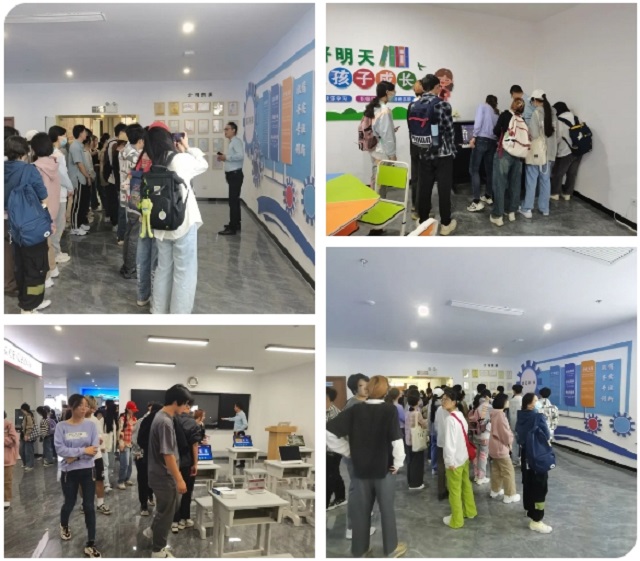 安理大人工智能学院师生参观壹芯科技展厅